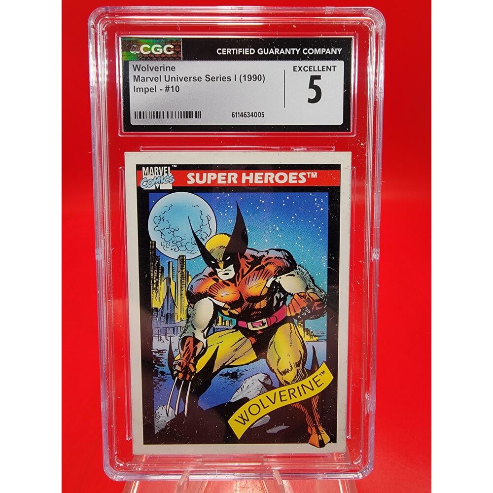 1990 Impel Marvel Universe Wolverine #10 CGC 5